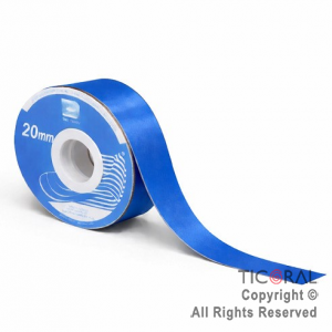 CINTA LISA 20 MM X 25 MTS AZUL